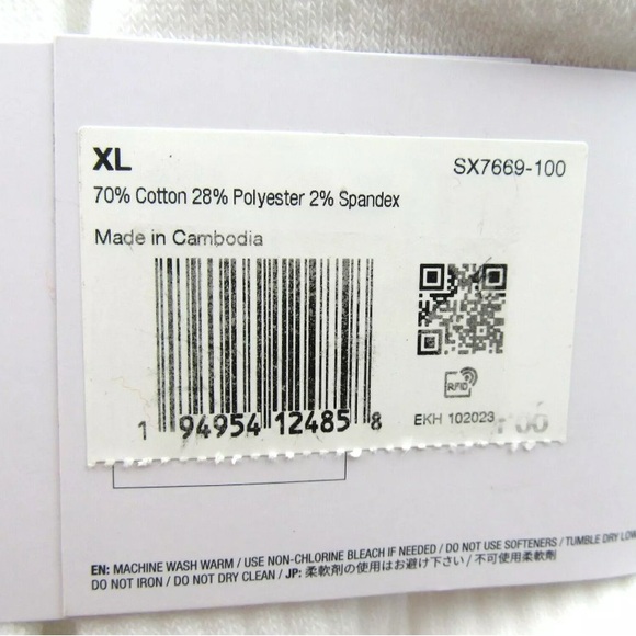 Nike Dri-fit Everyday Cushioned Quarter Cut Ankle socks white 3 pair Pack - Picture 16 of 16